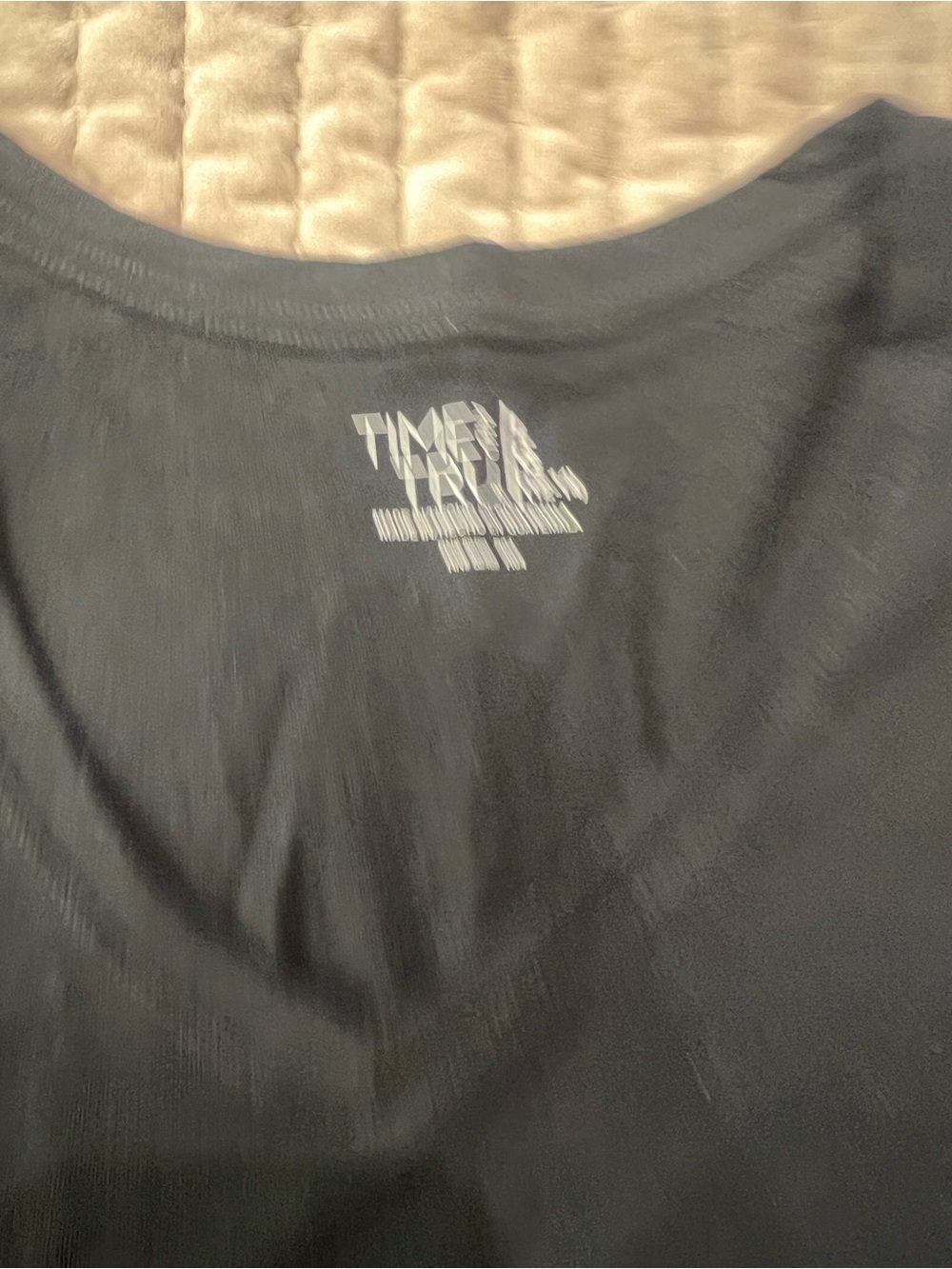 Time and Tru Black V-Neck Tank - Picture 2 of 3